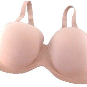 Chantelle Push-Up Under Wire Bra Size 38DDD Pink Stretch Lace